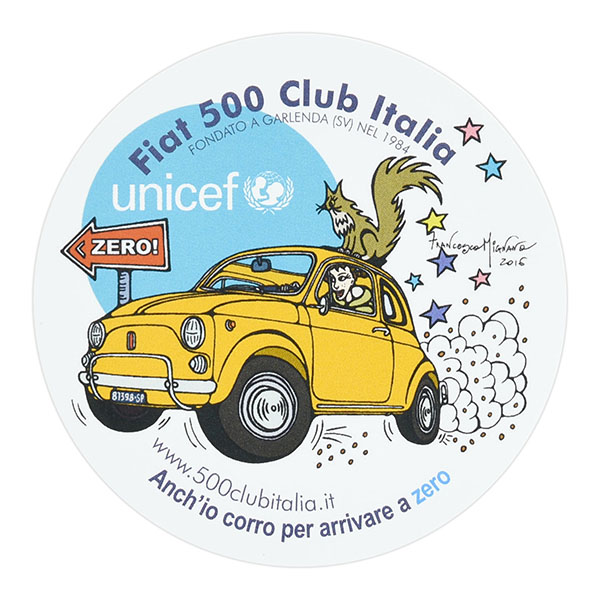 FIAT 500 CLUB ITALIA UNICEF ZEROƥå