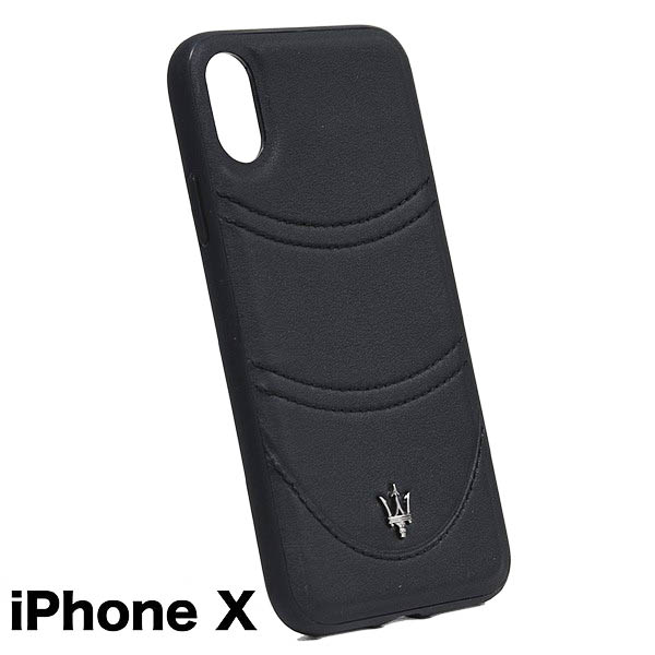 MASERATI iPhone X Case-GRANLUSSO/Black-