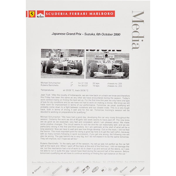 Scuderia Ferrari F1ץ쥹꡼-2000ǯGP 106-